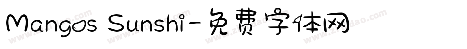 Mangos Sunshi字体转换